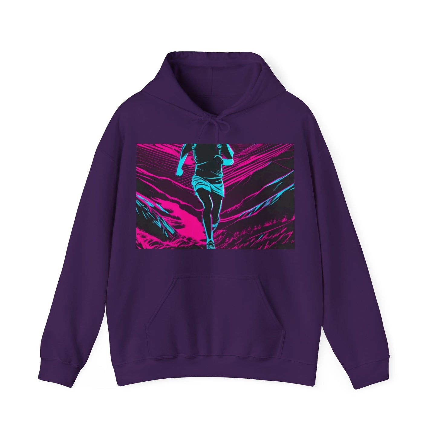 boostlete-am-crew-scene-trail-high-modern-0980 — Unisex Heavy Blend Hoodie (G18500)
