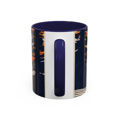 boostlete-iron-intent-scene-trail-glitch-badge-0100 — Accent Mug 11oz/15oz