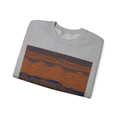 boostlete-field-day-pattern-audio-athletic-0107 — Unisex Heavy Blend Crewneck Sweatshirt (Gildan)