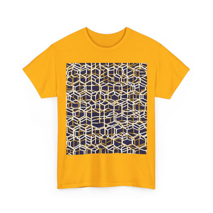 boostlete-am-crew-pattern-hex-industrial-0131 — Unisex Heavy Cotton Tee (Gildan 5000)