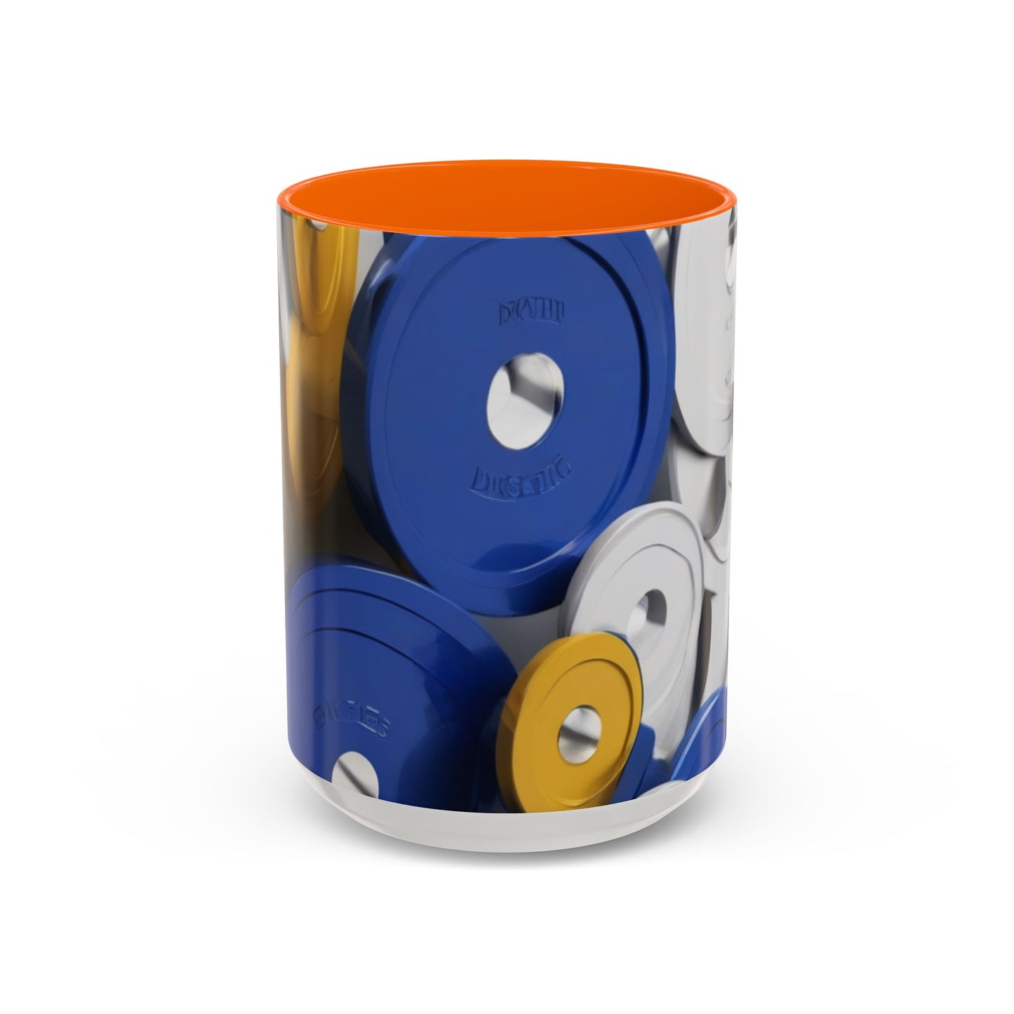 boostlete-field-day-icon-barbell-offset-geometric-0150 — Accent Mug 11oz/15oz