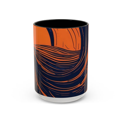 boostlete-rise-grind-icon-sunrise-speed-line-art-0202 — Accent Mug 11oz/15oz