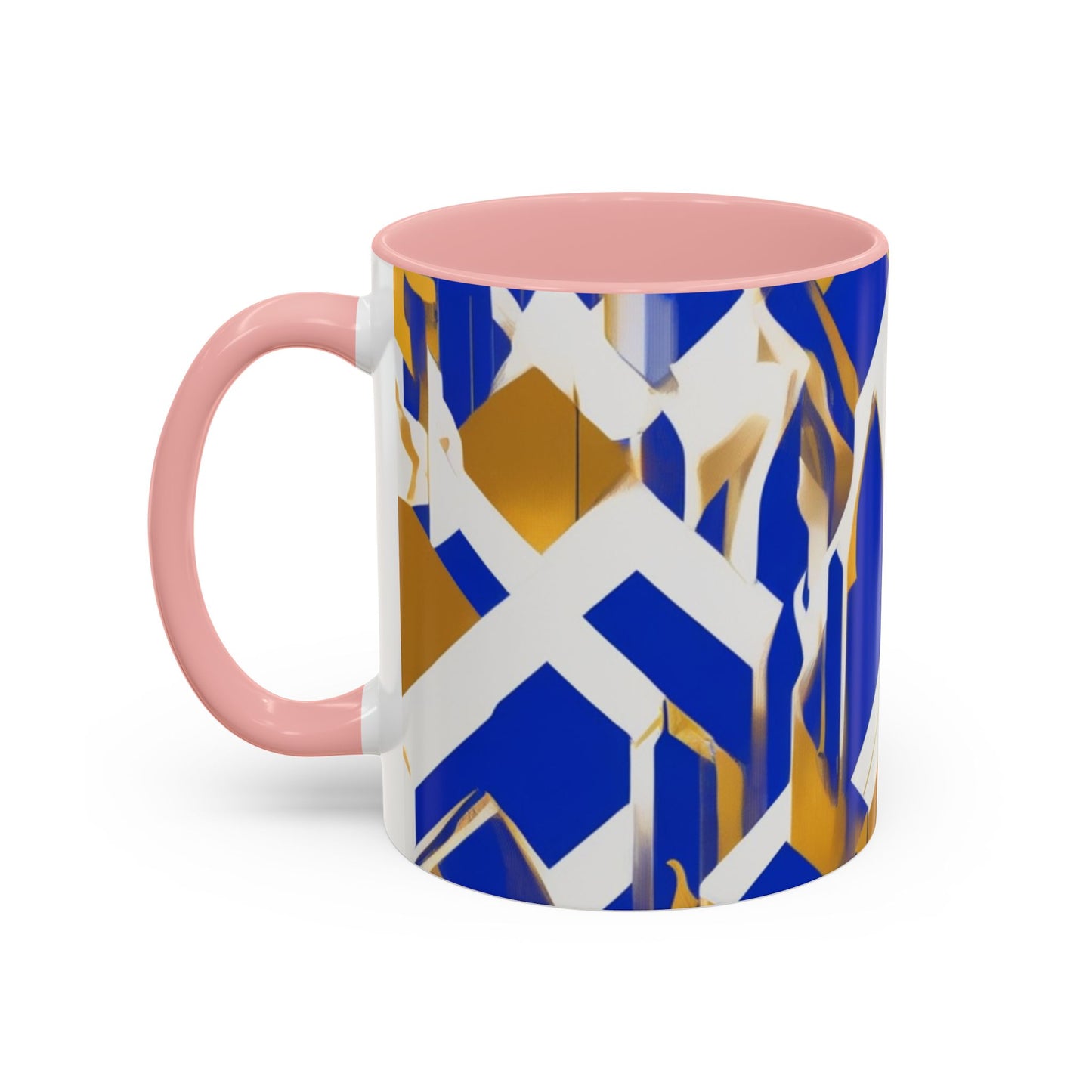 boostlete-field-day-icon-flame-glitch-geometric-0090 — Accent Mug 11oz/15oz