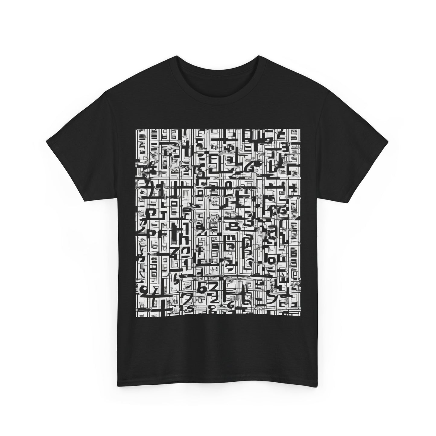 boostlete-boost-mode-pattern-plate-number-engraved-0103 — Unisex Heavy Cotton Tee (Gildan 5000)