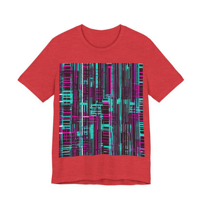 boostlete-field-day-pattern-barcode-retro-0275 — Unisex Jersey Short Sleeve (B+C 3001)