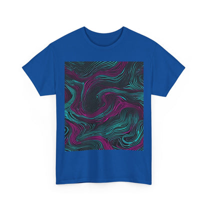 boostlete-am-crew-pattern-topographic-monoline-0075 — Unisex Heavy Cotton Tee (Gildan 5000)