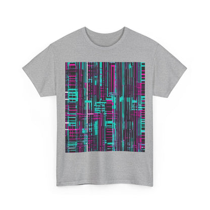 boostlete-field-day-pattern-barcode-retro-0275 — Unisex Heavy Cotton Tee (Gildan 5000)