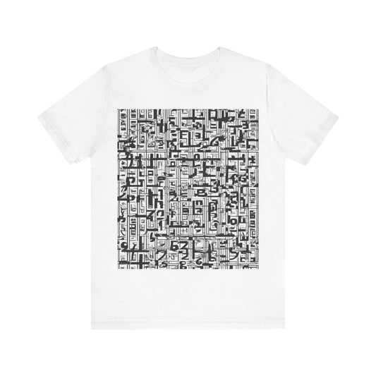 boostlete-boost-mode-pattern-plate-number-engraved-0103 — Unisex Jersey Short Sleeve (B+C 3001)