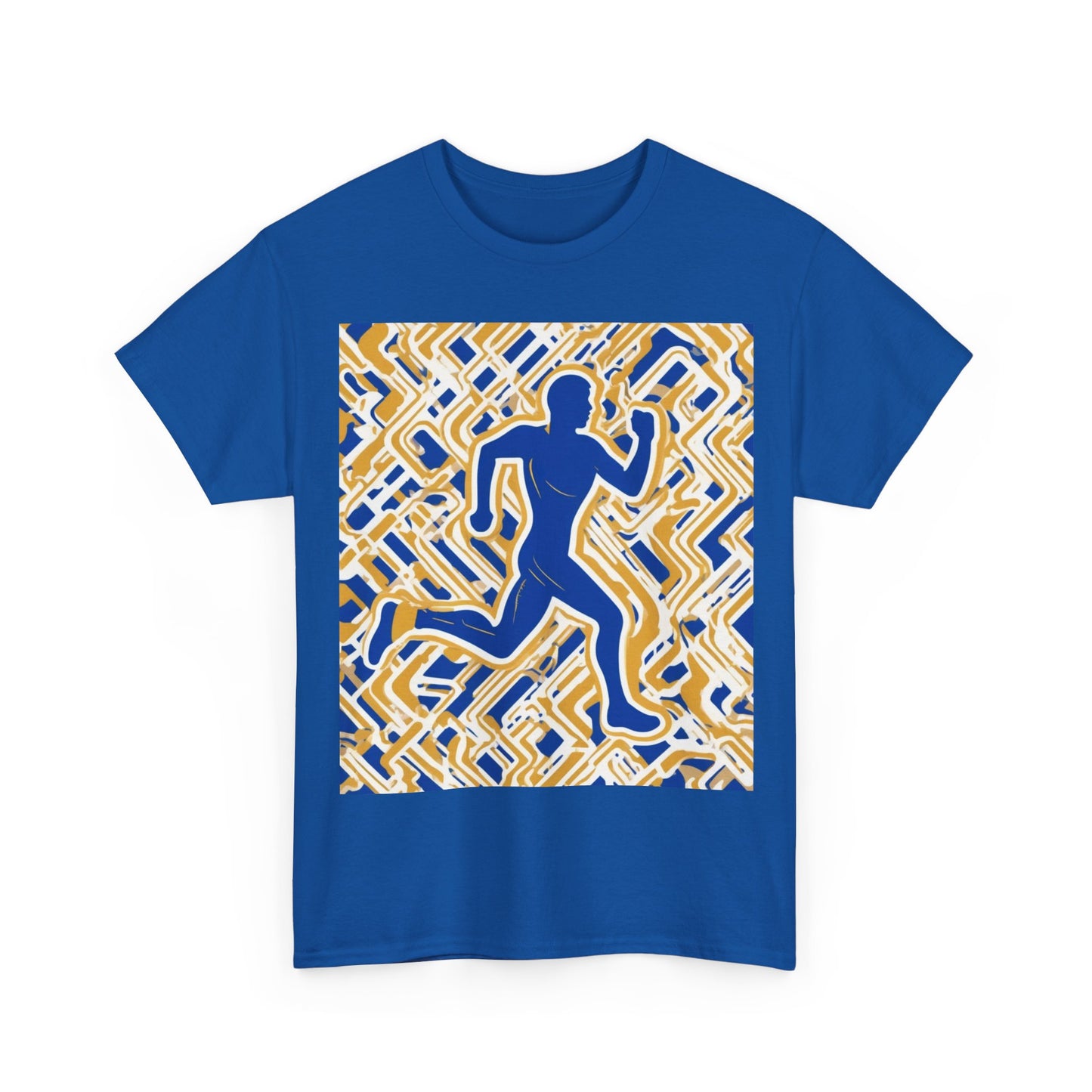 boostlete-pr-season-icon-runner-outline-industrial-0170 — Unisex Heavy Cotton Tee (Gildan 5000)