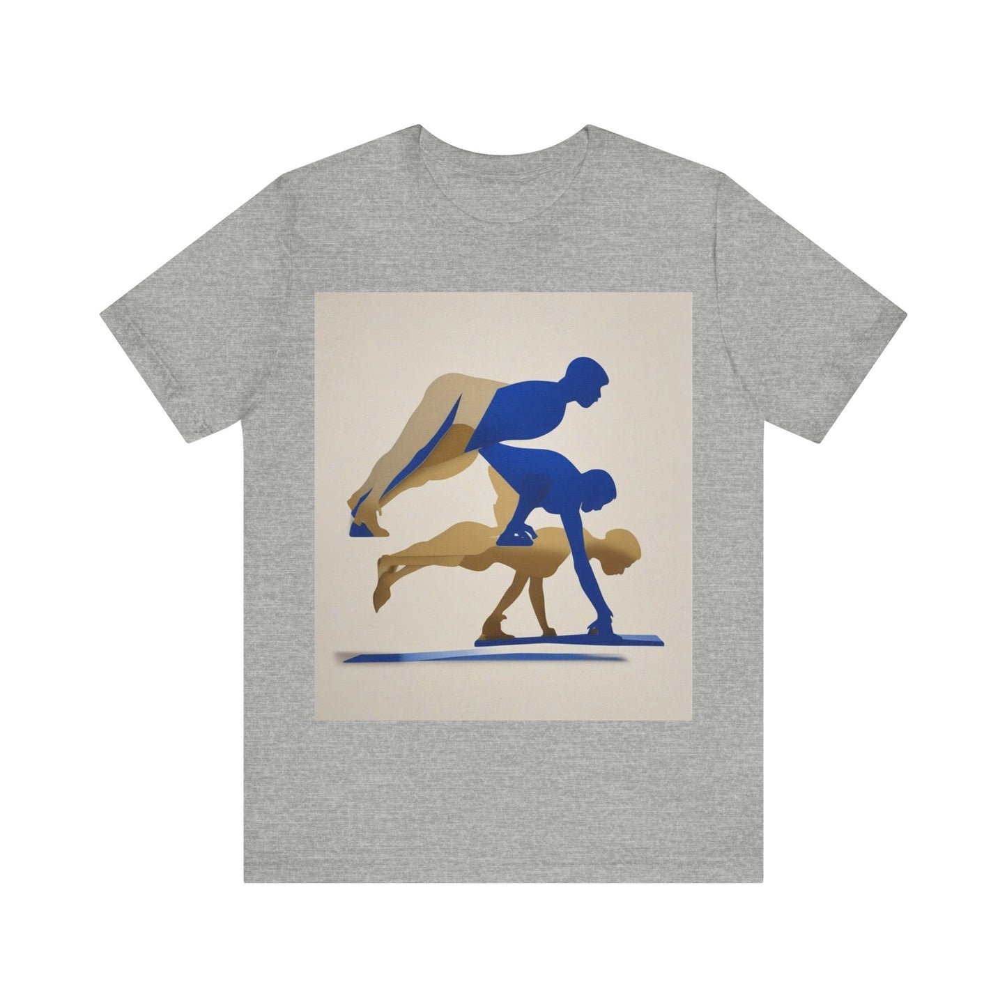 boostlete-mile-by-mile-scene-push-up-duotone-paper-0040 — Unisex Jersey Short Sleeve (B+C 3001)