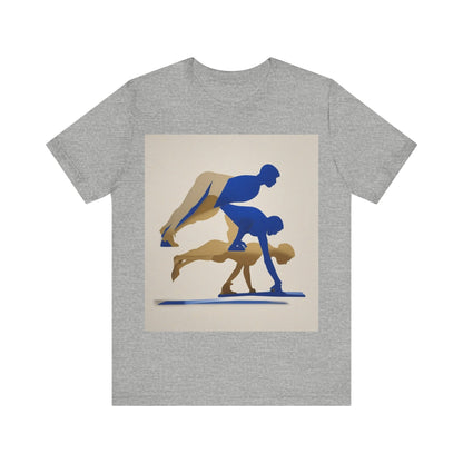 boostlete-mile-by-mile-scene-push-up-duotone-paper-0040 — Unisex Jersey Short Sleeve (B+C 3001)