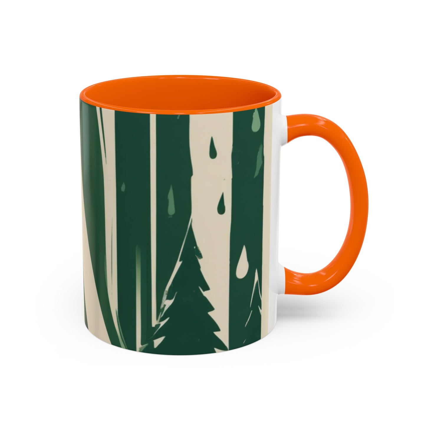 boostlete-quiet-power-icon-water-glitch-retro-0186 — Accent Mug 11oz/15oz