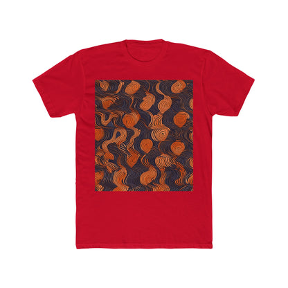 boostlete-iron-intent-pattern-topographic-engraved-0019 — Unisex Cotton Crew Tee (NL 3600)