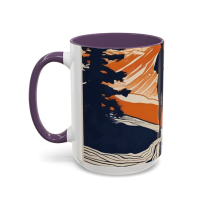boostlete-iron-intent-scene-trail-glitch-badge-0100 — Accent Mug 11oz/15oz