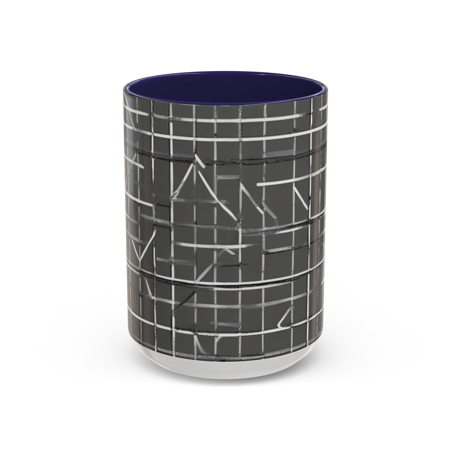boostlete-rise-grind-pattern-plate-number-monoline-0291 — Accent Mug 11/15oz