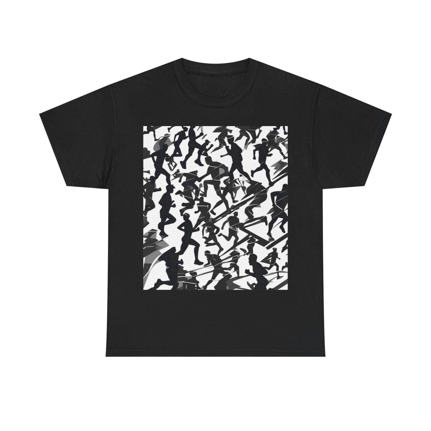 boostlete-field-day-scene-marathoner-motion-paper-0156 — Unisex Heavy Cotton Tee (Gildan 5000)