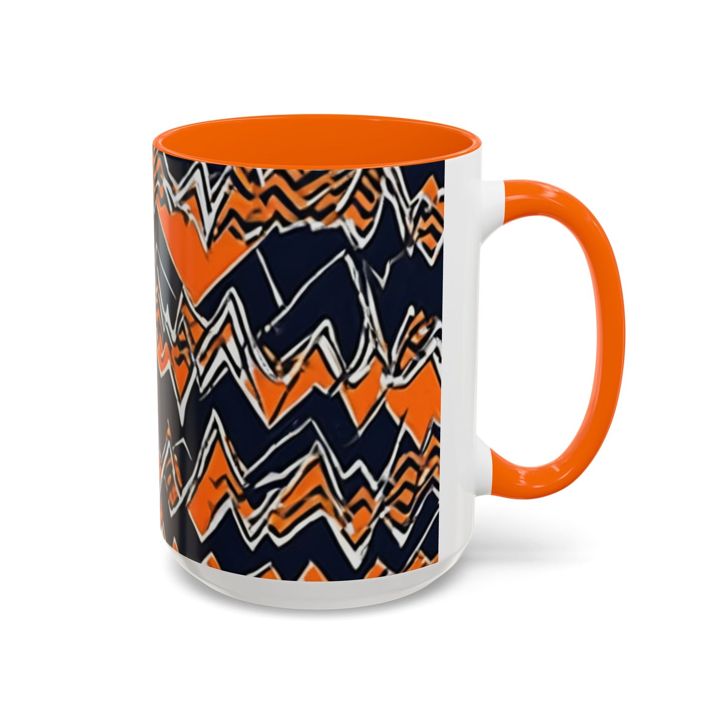 boostlete-headspace-pattern-ekg-industrial-0559 — Accent Mug 11/15oz