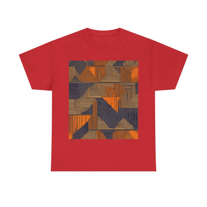 boostlete-field-day-pattern-stair-steps-geometric-0055 — Unisex Heavy Cotton Tee (Gildan 5000)