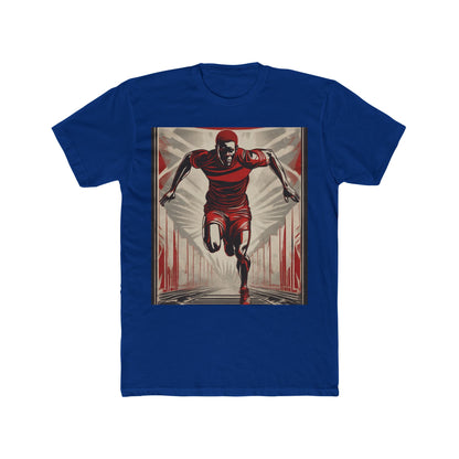 boostlete-am-crew-scene-sprinter-outline-athletic-0228 — Unisex Cotton Crew Tee (NL 3600)