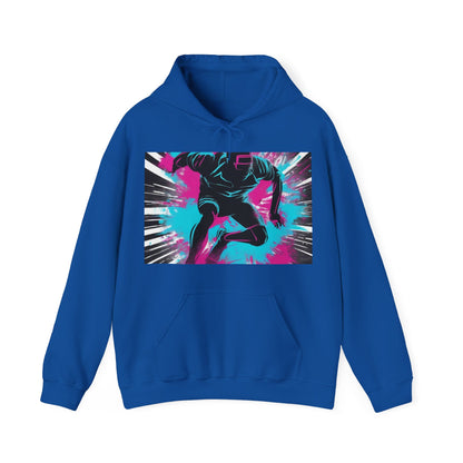 boostlete-recovery-progress-scene-sprinter-chalk-bold-0220 — Unisex Heavy Blend Hooded Sweatshirt (Gildan)