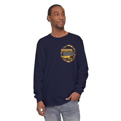 Rebooting Loading Graphic Long Sleeve T-Shirt