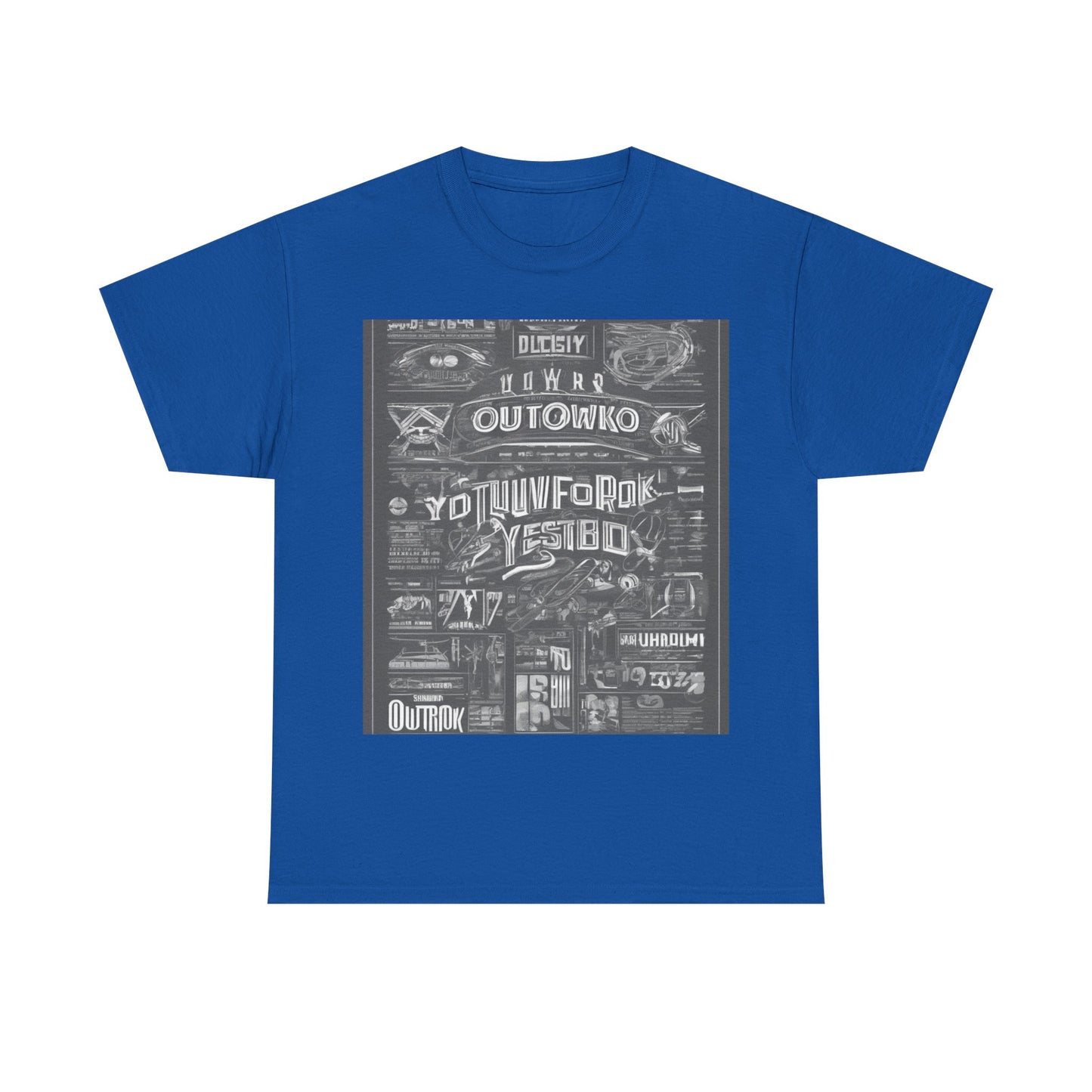 boostlete-field-day-type-outwork-yesterday-big-blueprint-0173 — Unisex Heavy Cotton Tee (Gildan 5000)