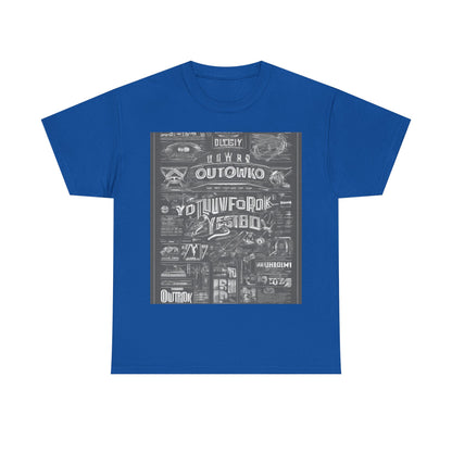boostlete-field-day-type-outwork-yesterday-big-blueprint-0173 — Unisex Heavy Cotton Tee (Gildan 5000)