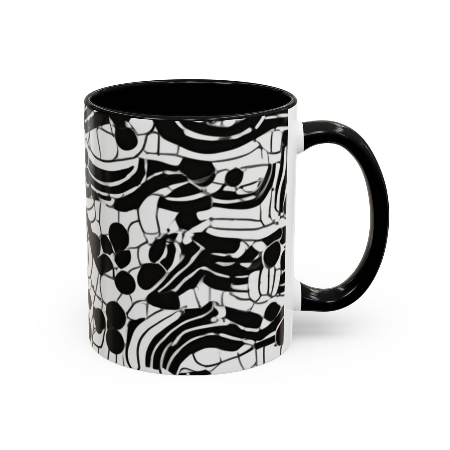 boostlete-rise-grind-pattern-dotted-line-art-0483 — Accent Mug 11/15oz