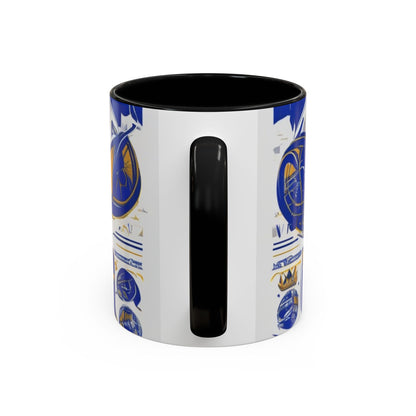 boostlete-am-crew-type-own-the-morning-outline-over-solid-vector-0429 — Accent Mug 11/15oz