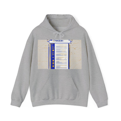 boostlete-am-crew-icon-checklist-glitch-badge-0018 — Unisex Heavy Blend Hooded Sweatshirt (Gildan)