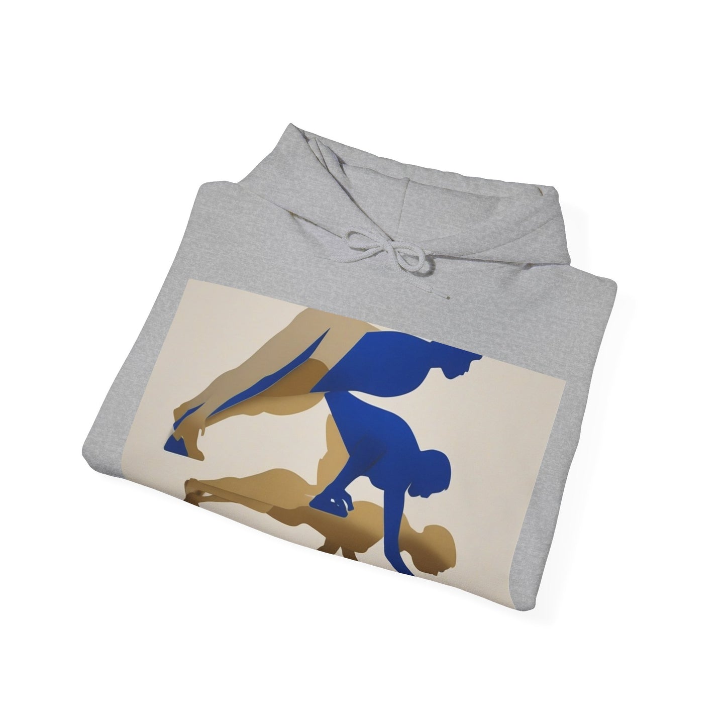 boostlete-mile-by-mile-scene-push-up-duotone-paper-0040 — Unisex Heavy Blend Hooded Sweatshirt (Gildan)