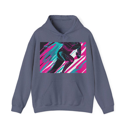 boostlete-mile-by-mile-scene-sprinter-motion-modern-0828 — Unisex Heavy Blend Hoodie (G18500)