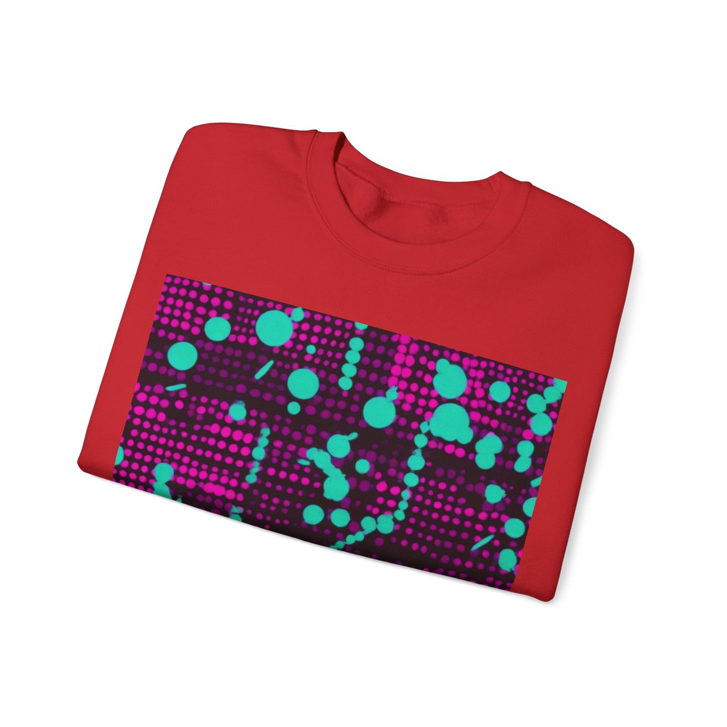 boostlete-pr-season-pattern-dotted-retro-0891 — Unisex Heavy Blend Crewneck (G18000)