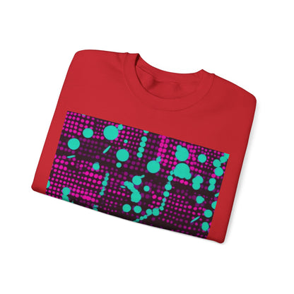 boostlete-pr-season-pattern-dotted-retro-0891 — Unisex Heavy Blend Crewneck (G18000)
