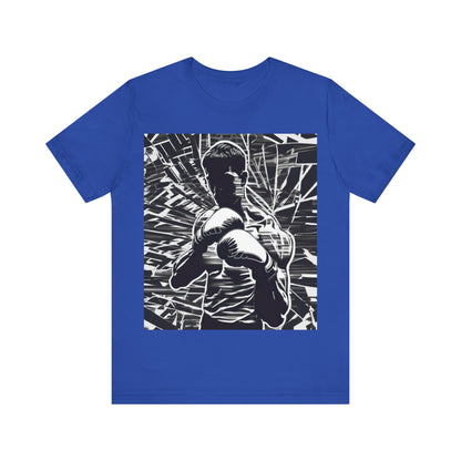 boostlete-boost-mode-scene-boxer-glitch-paper-0084 — Unisex Jersey Short Sleeve (B+C 3001)