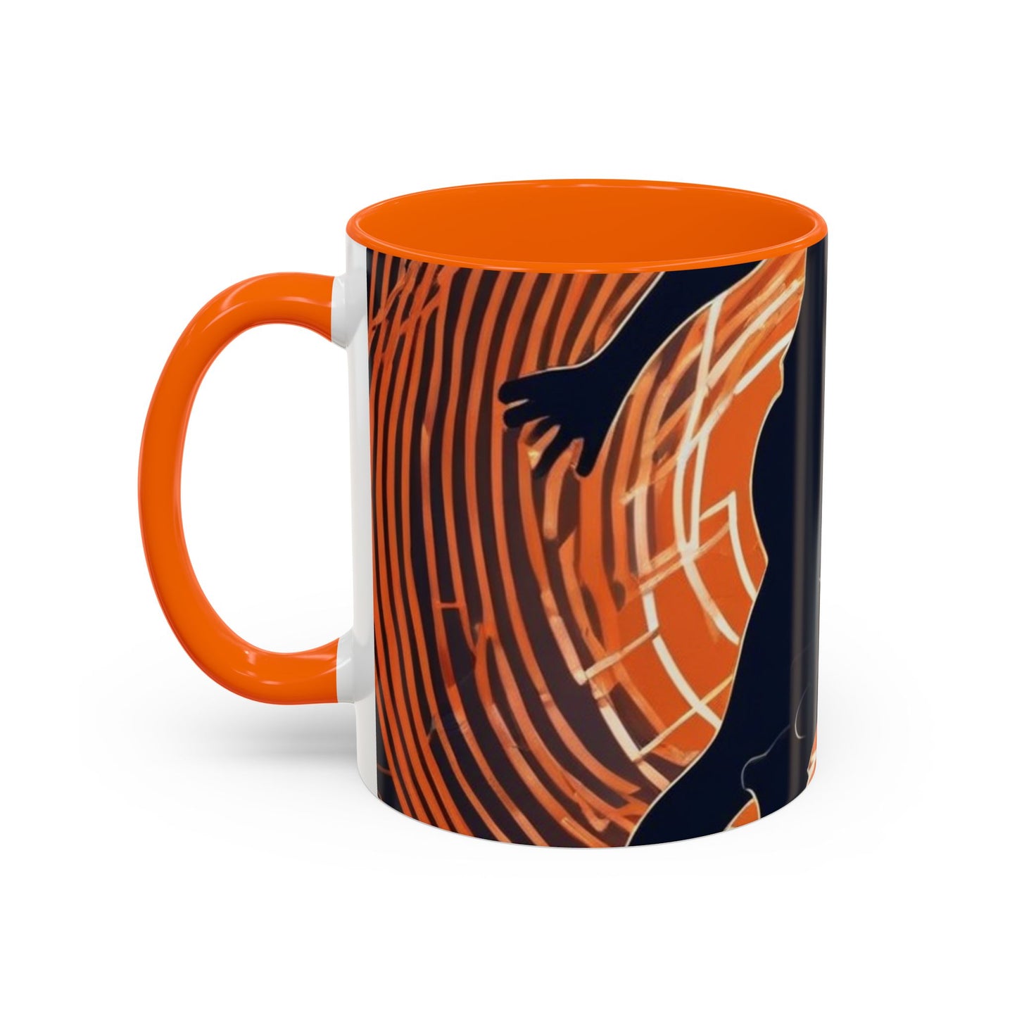 boostlete-iron-intent-scene-hurdler-neon-modern-0264 — Accent Mug 11oz/15oz