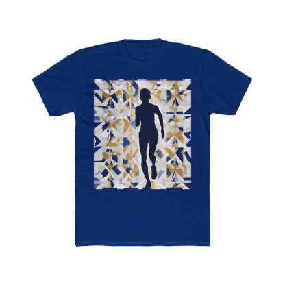 boostlete-recovery-progress-scene-marathoner-matte-geometric-0448 — Unisex Cotton Crew Tee (NL 3600)