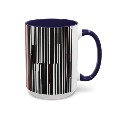boostlete-am-crew-pattern-barcode-athletic-0911 — Accent Mug 11/15oz