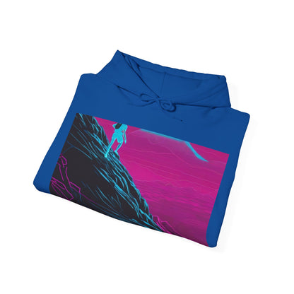boostlete-boost-mode-scene-trail-neon-blueprint-0832 — Unisex Heavy Blend Hoodie (G18500)
