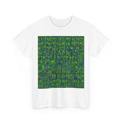 boostlete-mile-by-mile-pattern-plate-number-blueprint-0147 — Unisex Heavy Cotton Tee (Gildan 5000)