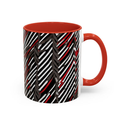 boostlete-field-day-pattern-diagonal-paper-0287 — Accent Mug 11oz/15oz