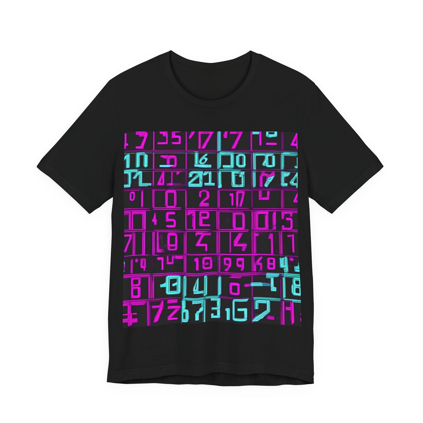 boostlete-iron-intent-pattern-plate-number-retro-0227 — Unisex Jersey Short Sleeve (B+C 3001)