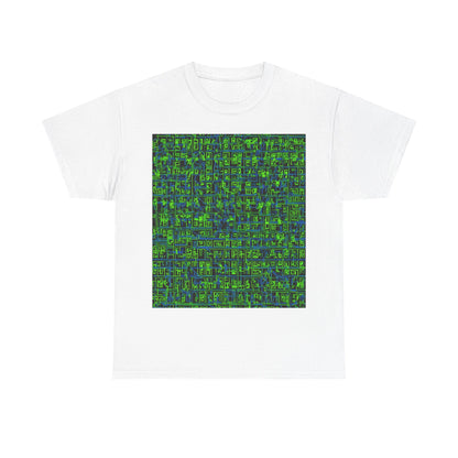 boostlete-mile-by-mile-pattern-plate-number-blueprint-0147 — Unisex Heavy Cotton Tee (Gildan 5000)