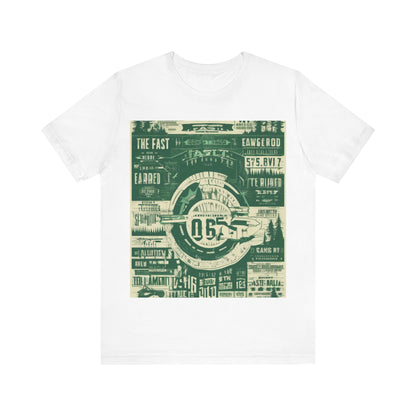 boostlete-mile-by-mile-type-fast-is-earned-big-blueprint-0041 — Unisex Jersey Short Sleeve (B+C 3001)