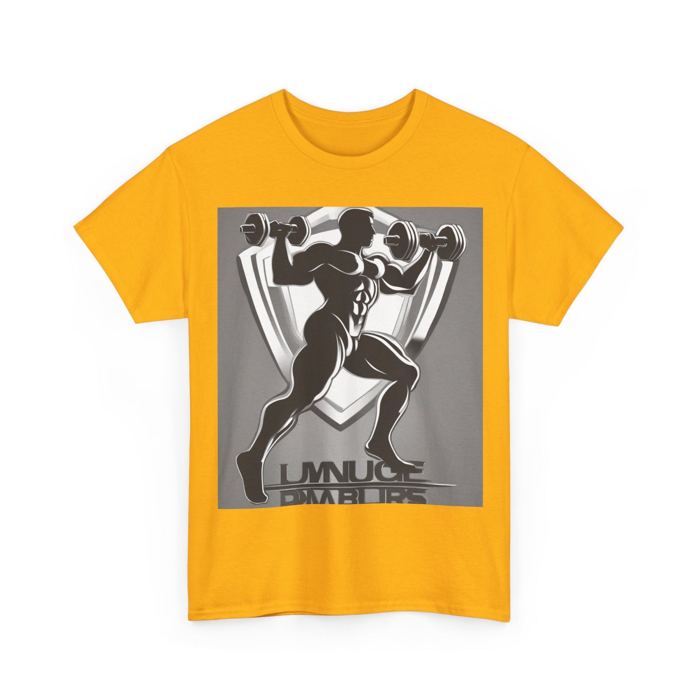 boostlete-mile-by-mile-scene-lunge-3d-athletic-0020 — Unisex Heavy Cotton Tee (Gildan 5000)