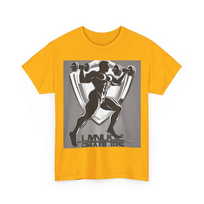 boostlete-mile-by-mile-scene-lunge-3d-athletic-0020 — Unisex Heavy Cotton Tee (Gildan 5000)