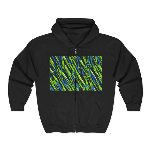 boostlete-iron-intent-pattern-sprint-vector-0219 — Unisex Heavy Blend Full-Zip Hooded Sweatshirt