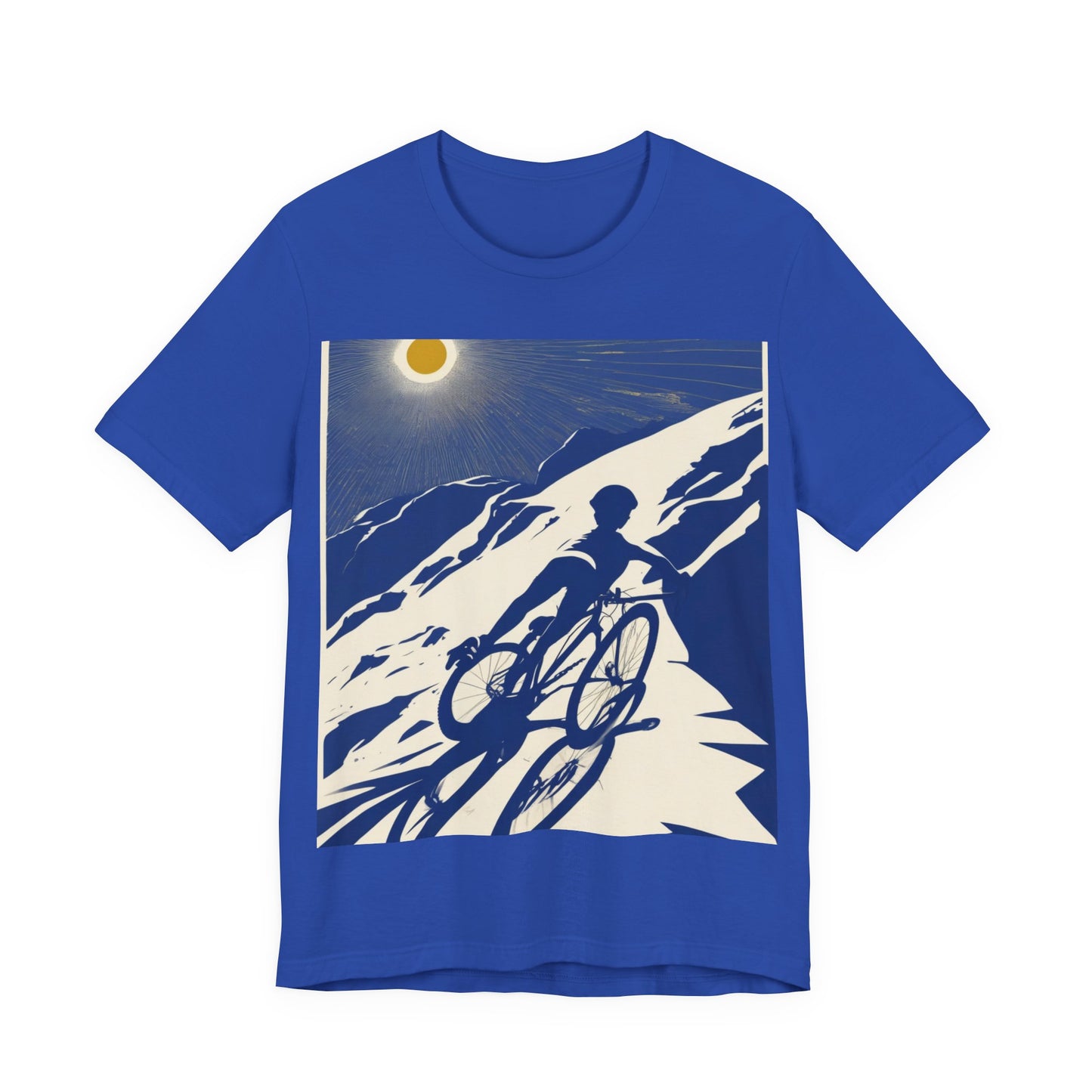 boostlete-am-crew-scene-cyclist-offset-bold-0008 — Unisex Jersey Short Sleeve (B+C 3001)