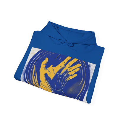 boostlete-am-crew-scene-athlete-neon-vector-0304 — Unisex Heavy Blend Hooded Sweatshirt (Gildan)