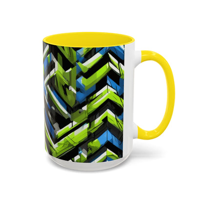 boostlete-rise-grind-pattern-chevron-isometric-0195 — Accent Mug 11oz/15oz